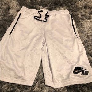 Nike Air White Graphic Shorts sz LT Mens